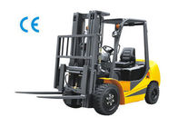 2500kg Four Wheel Gasoline LPG Forklift Gas Powered With Three Stage Mast Lift Height 6m